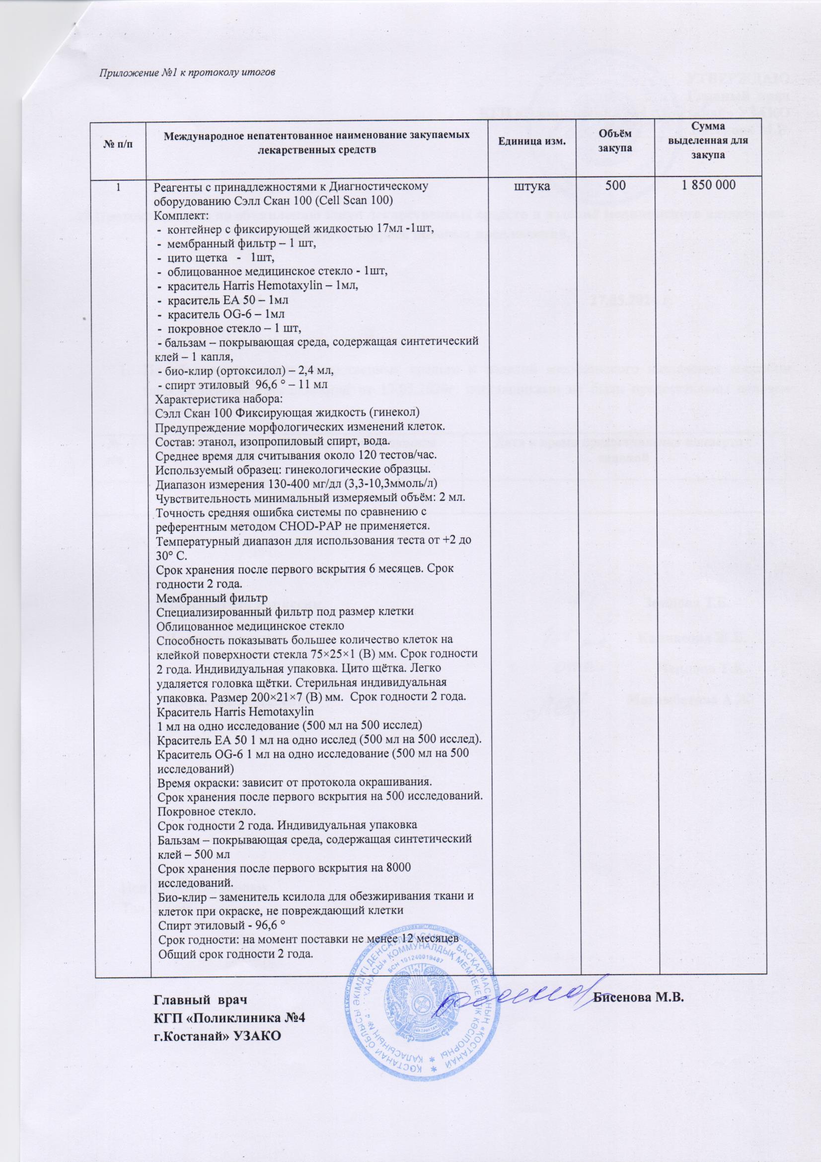 19 Протокол итогов по объявлению закуп лс и имн способом запроса ...